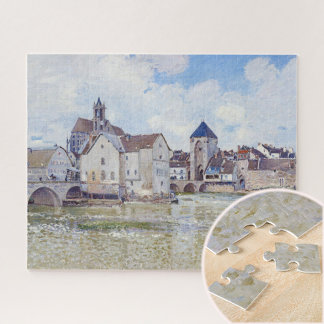 Quebra-cabeça Le Pont de Moret, Alfred Sisley
