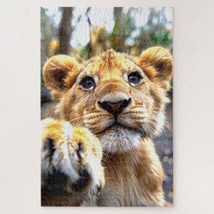 Quebra-cabeça Leão