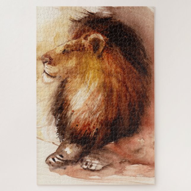 Quebra-cabeça leão (Vertical)