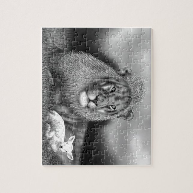 Quebra-cabeça Leão & o cordeiro (Vertical)