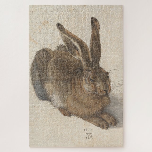 Quebra-cabeça Lebre (por Albrecht Dürer) (Vertical)
