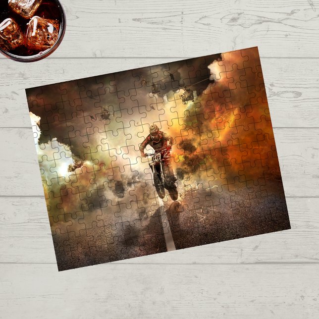 Quebra-cabeça Legal estrada de bicicleta Motocross (Criador carregado)