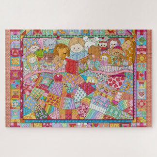 Quebra-cabeça Leite Encantado Caleidoscópio Quilt jigsee
