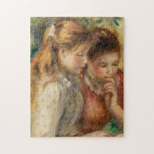 Quebra-cabeça Leitura de duas garotas - Impressionista Renoir