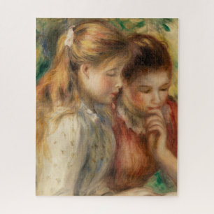 Quebra-cabeça Leitura de duas garotas - Impressionista Renoir