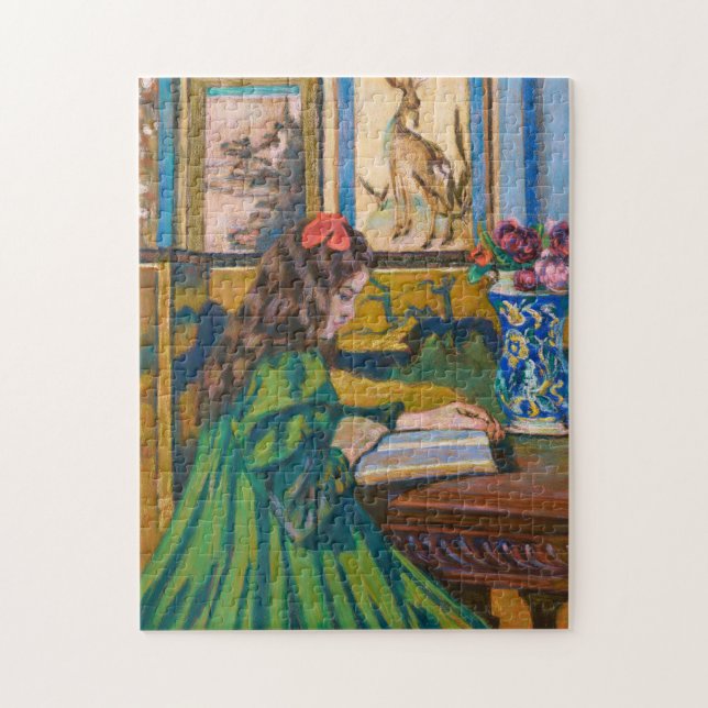 Quebra-cabeça Leitura Madeleine | Armand Guillaumin (Vertical)