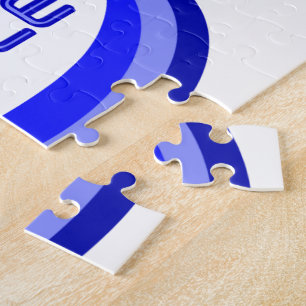 Quebra-cabeça Lema de Citação de Recuperação Simples em Azul