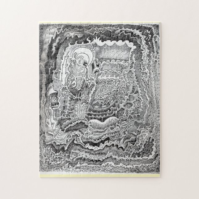 Quebra-cabeça Lembrete do Cérebro Antigo (Vertical)