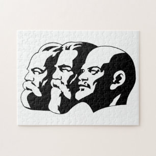 Quebra-cabeça Lenin, Marx, Engels, União Soviética, Comunismo