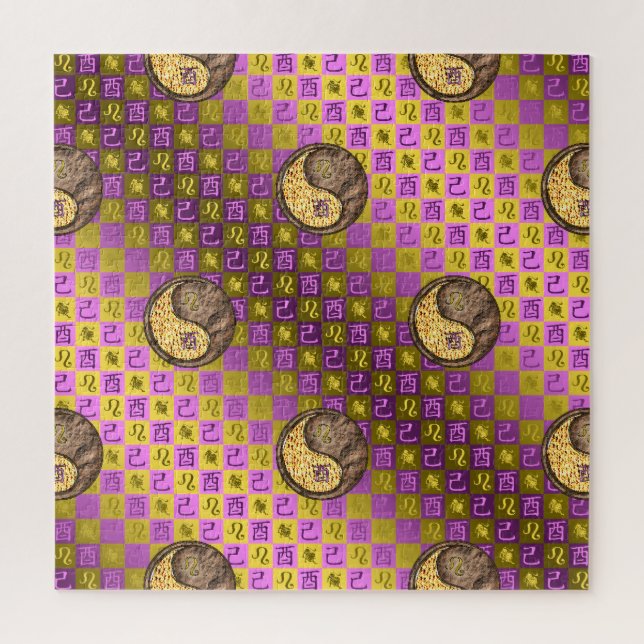 Quebra-cabeça Leo & Earth Rooster (Vertical)