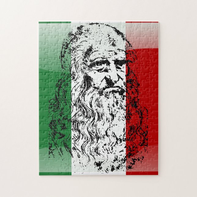 Quebra-cabeça Leonardo da Vinci (Vertical)