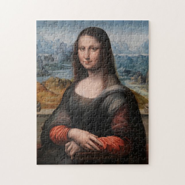 Quebra-cabeça Leonardo da Vinci | Mona Lisa (Vertical)