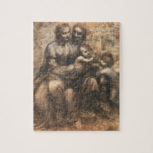 Quebra-cabeça Leonardo da Vinci O Cartoon de Leonardo Arte Fino