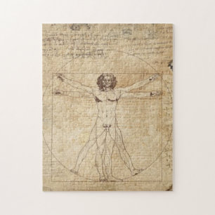 Quebra-cabeça Leonardo Da Vinci O Homem Vitruviano
