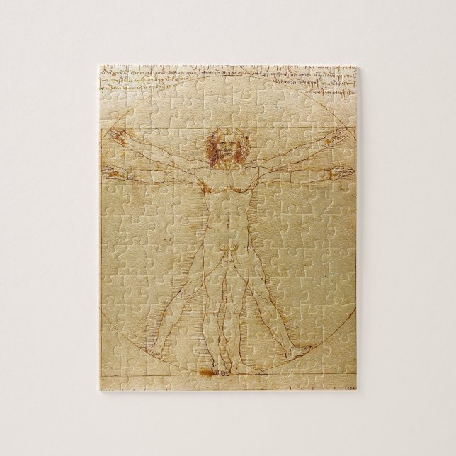 Quebra-cabeça Leonardo da Vinci , Vitruvian Man (Vertical)