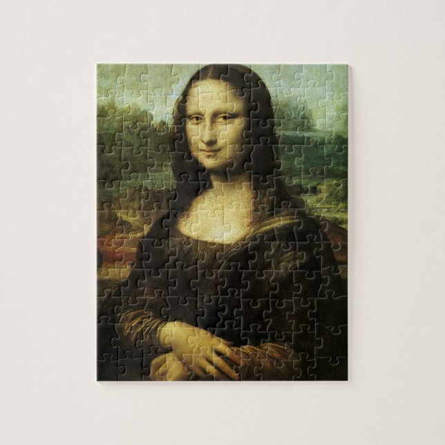 Quebra-cabeça Leonardo da Vinci's Mona Lisa, Arte Renascentista (Vertical)