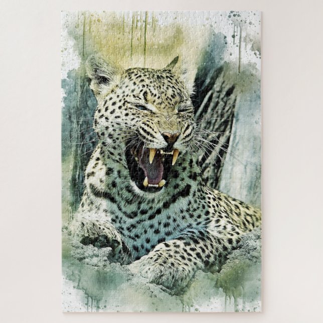 Quebra-cabeça Leopardo (Vertical)