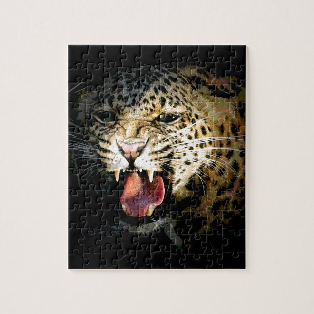 Quebra-cabeça Leopardo (Vertical)