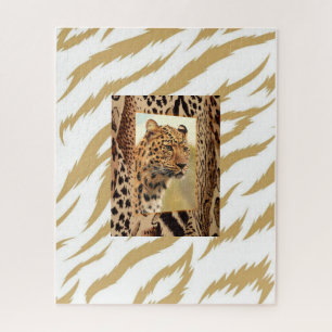 Quebra-cabeça Leopardo Brown