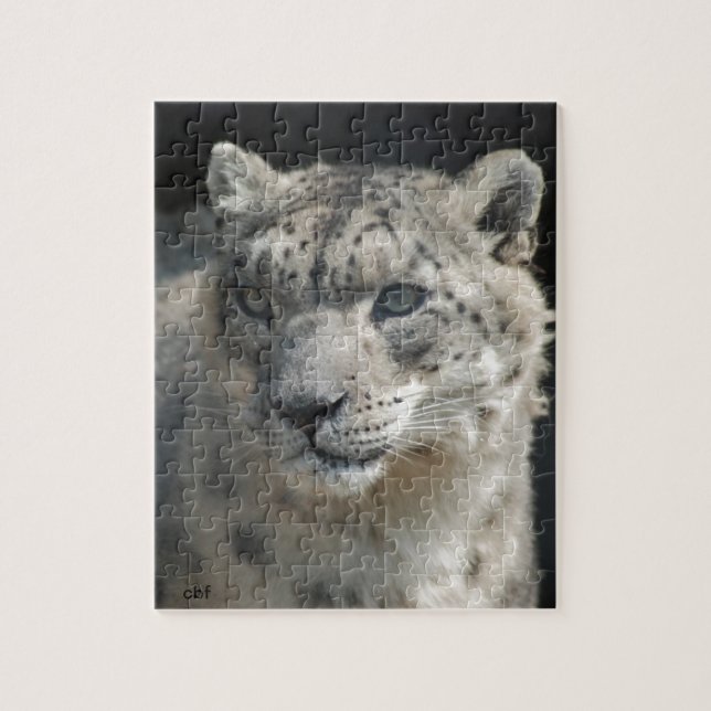 Quebra-cabeça Leopardo de neve (Vertical)