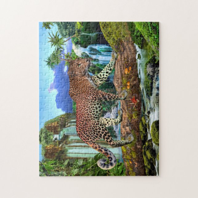 QUEBRA-CABEÇA LEOPARDO DO CONGO (Vertical)
