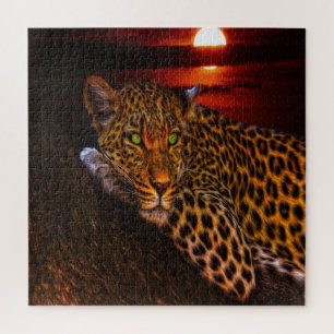 Quebra-cabeça Leopardo do Sol
