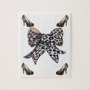 Quebra-cabeça Leopardo Jigsaw