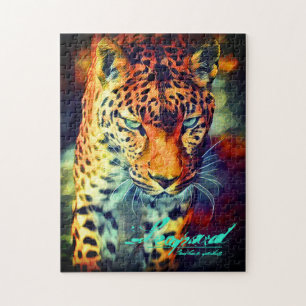 Quebra-cabeça Leopardo [quebra-cabeça de serra: 252P]