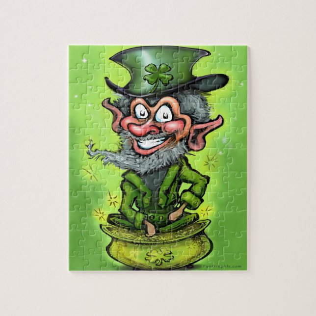 Quebra-cabeça Leprechaun (Vertical)