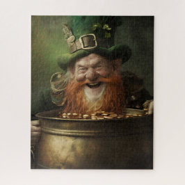 Quebra-cabeça leprechaun encontra Pote do Dourado Jigsee