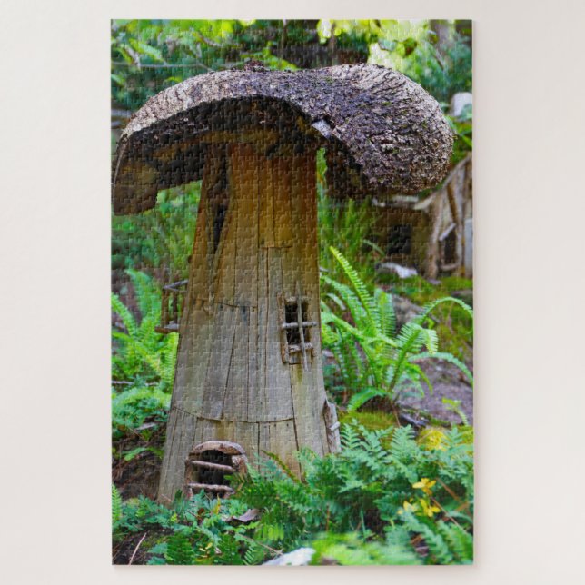 Quebra-cabeça Leprechauns onde as pequenas pessoas vivem a Irlan (Vertical)