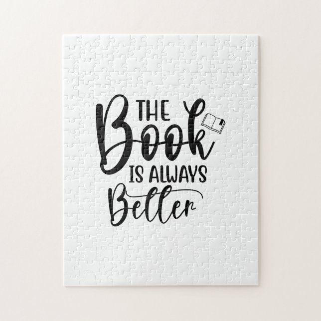 Quebra-cabeça Ler Arte É Sempre Melhor (Vertical)