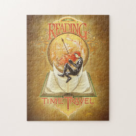 Quebra-cabeça Ler é Viagem de Tempo