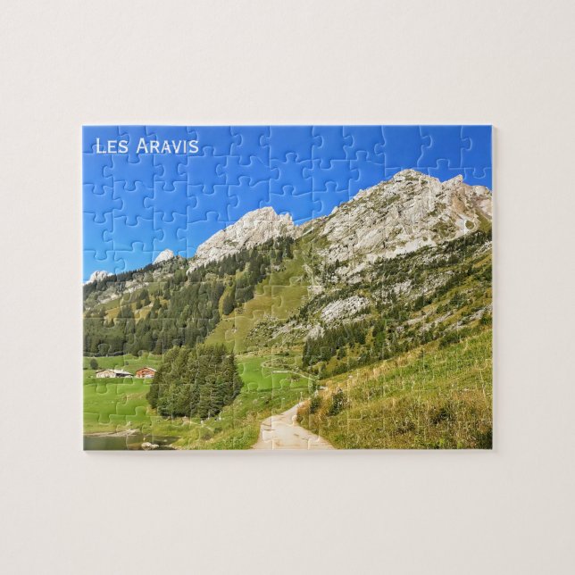 Quebra-cabeça Les Aravis, Alpes Franceses (Horizontal)
