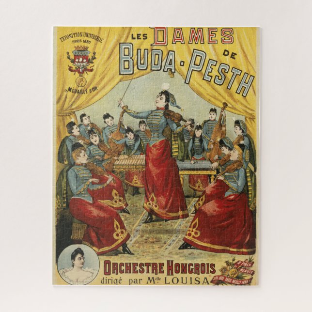 QUEBRA-CABEÇA LES DAMES DE ~ BUDA PESTH (Vertical)