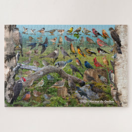 Quebra-cabeça Les Oiseaux du Québec