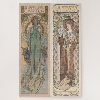 Quebra-cabeça Leslie Carter & La Tosca por Alphonse Mucha