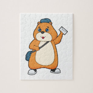 Quebra-cabeça Letra Hamster Postman