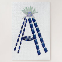 Letra Inicial A, Monograma Moderno Na moda Trendên