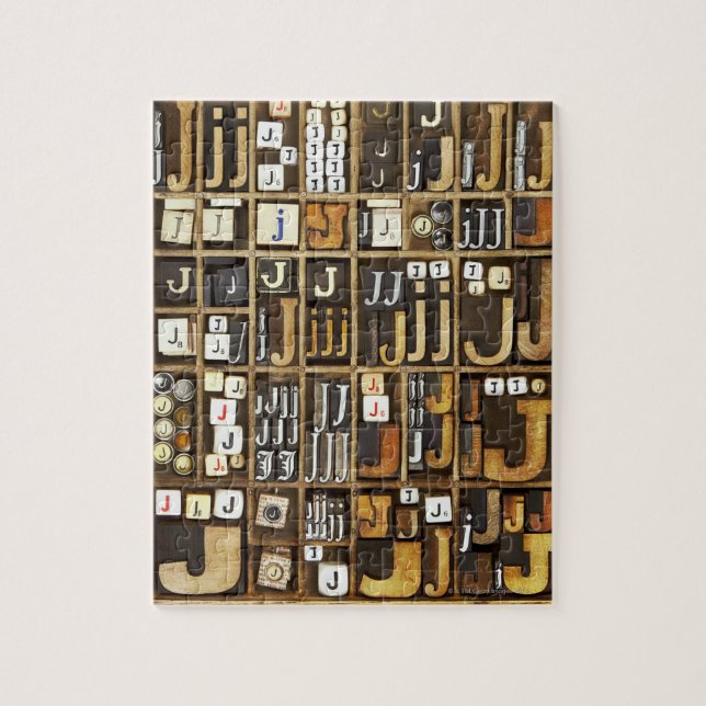 Quebra-cabeça Letra J (Vertical)