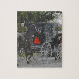 Quebra-cabeça Levando o novo cavalo para casa do jeito errado