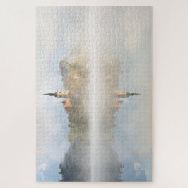 Quebra-cabeça Levantamento do sol no lago Bled