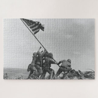 Quebra-cabeça Levantando a bandeira em Iwo Jima