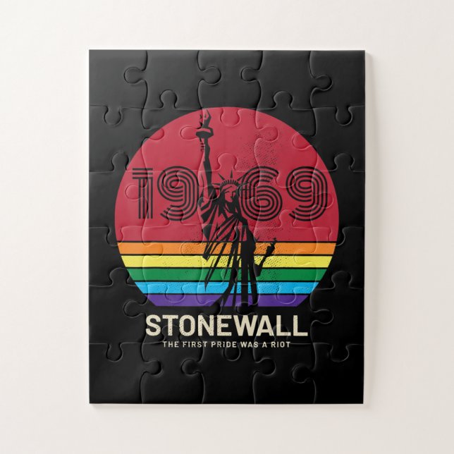 Quebra-cabeça Lgbt Gay Lésbian Pride 52º aniversário Stonewall (Vertical)