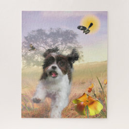 Quebra-cabeça Lhasa Apso Cão Alto Lar
