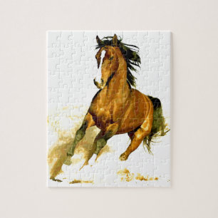 Quebra-cabeça Liberdade - Cavalo Corrente - Arte Animal