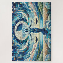 Libra: Sinfonia de Equilíbrio Mosaico