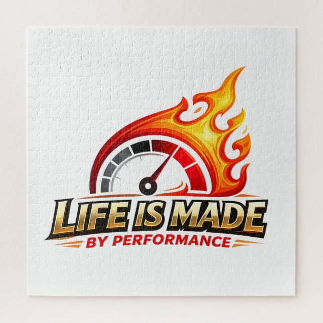 Quebra-cabeça Life Is Made By Performance Flame Speedometer  (Vertical)