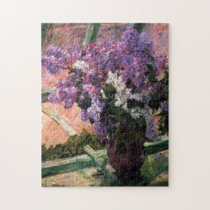 Quebra-cabeça Lilacs em uma janela por Mary Cassatt