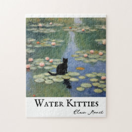 Quebra-cabeça Lilas de Gato de Lã de Água de Lâmpada